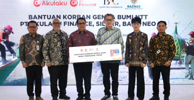 Bantuan Akulaku NTT: Tiga Entitas Serahkan Rp75 Juta untuk Penyintas Gempa Jadi Sorotan